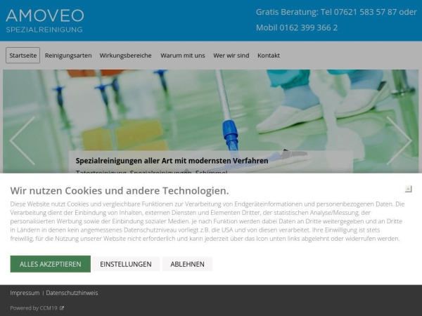 amoveo-spezialreinigung.de