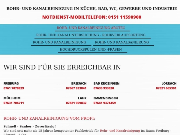 arotec-rohrreinigung.de