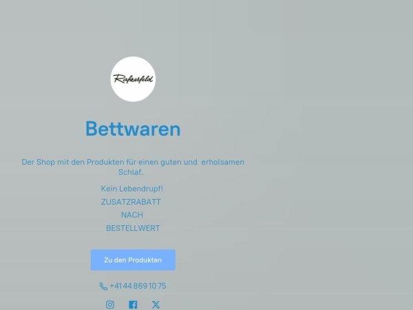 bettwareneshop.ch