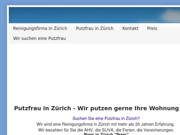 putzfrau-zuerich.com