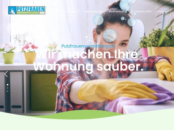 putzfrauenvermittlung.ch